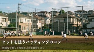 無理せず目指そう「ヒット1本」！明日からできる打席の小さな工夫 
