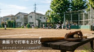 「当てる」から「運ぶ」へ。自宅でできるバッティングの小さなコツ 