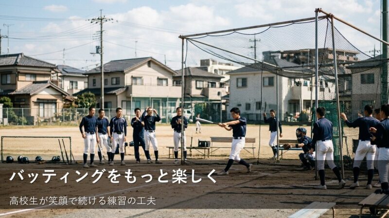 高校生のバッティング向上！無理なく楽しく続けるバッティング練習のヒント 